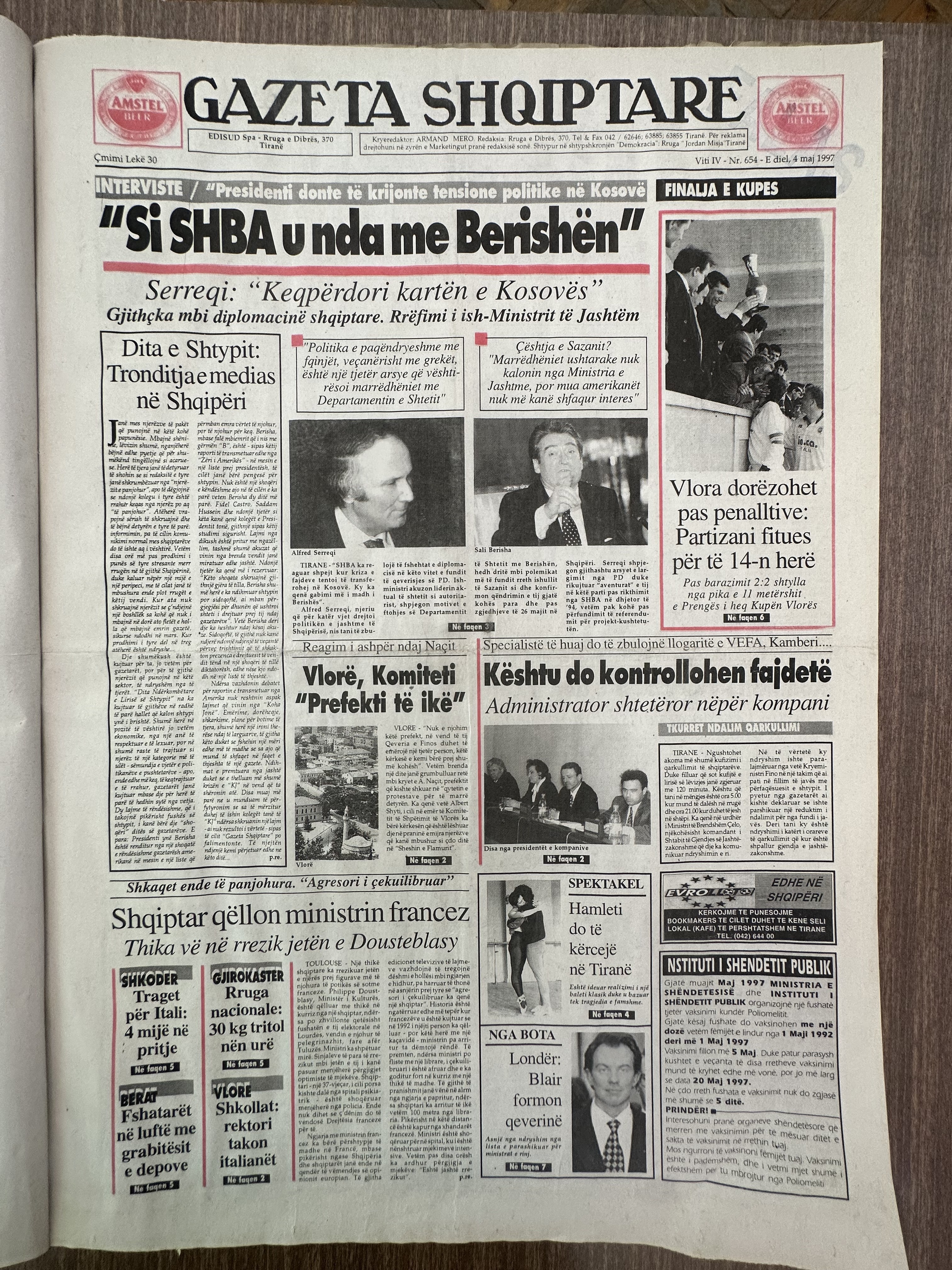 Gazeta Shqiptare 1997-05-04